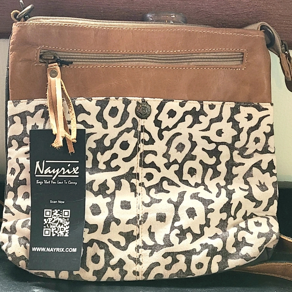 LEAFY SMALL BAG CROSSBODY BAG VEGAN LEATHER